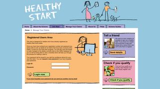 Healthy Start » Manage Your Claims