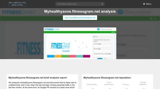 Myhealthyzone Fitness Gram. FitnessGram® Login | The Cooper ...