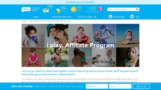 i play. Affiliate Program | baby wear, baby care, baby fare - iPlay Baby