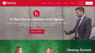Hearsay Advisor Cloud | Triggered Advisor Actions for P&C, Life, Wealth