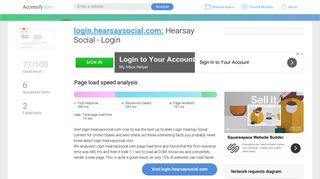 Access login.hearsaysocial.com. Hearsay Social - Login
