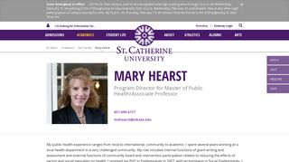 Mary Hearst | St. Kate's