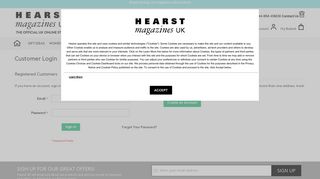 Customer Login | Hearst UK Official Online Store - Hearst Magazines