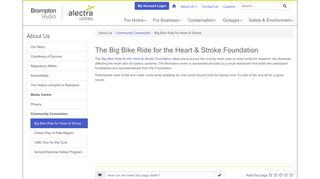 Big Bike Ride for Heart & Stroke | Hydro One Brampton