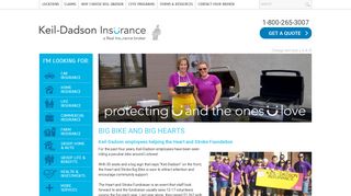 Heart and Stroke Big Bike Ride - Keil-Dadson Insurance