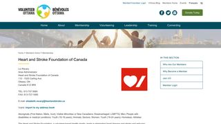 Volunteer Ottawa - Heart and Stroke Foundation of Canada
