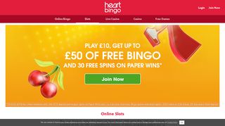 Online Slots – Play £10, Get 30 Free Spins | Heart Bingo