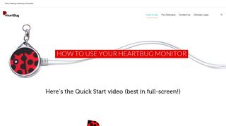 How to Use | HeartBug