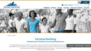 Personal Banking Solutions | Heartland Bank