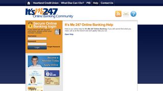 It's Me 247 Online Banking Help | Heartland Credit Union