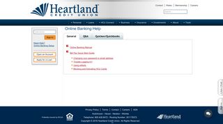 Online Banking Help - Heartland Credit Union