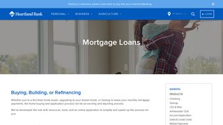 Mortgage Loans | Personal Banking | Heartland Bank