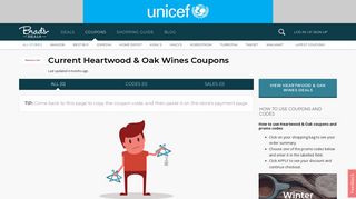 0 Heartwood & Oak Wines Coupons and Promo Codes for January 2019
