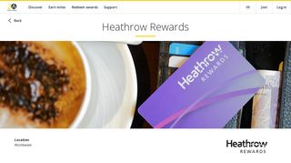 Heathrow Rewards - Asia Miles