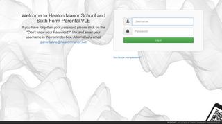Heaton Manor School and Sixth Form Parental VLE