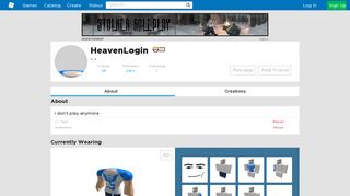 HeavenLogin - Profile - Roblox