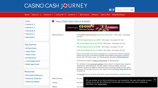 Heavy Chips Casino | €3 No Deposit Bonus | Casino Cash Journey