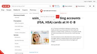 Health Spending Account Cards - HEB.com
