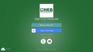 Sign in to ClassLink - ClassLink Launchpad