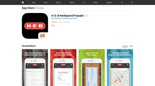 H-E-B NetSpend Prepaid on the App Store - iTunes - Apple