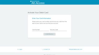 Card Activation - Netspend All-Access Account