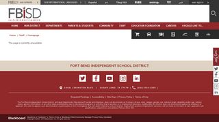 Staff / Homepage - Fort Bend ISD