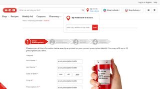 Refill Prescription - HEB.com