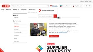 Suppliers - HEB.com