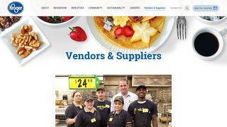 Vendors & Suppliers - The Kroger Co.