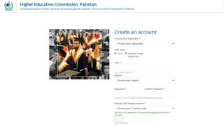 Register - Higher Education Commission Online Portal