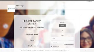 Sign in to CAREER CENTER