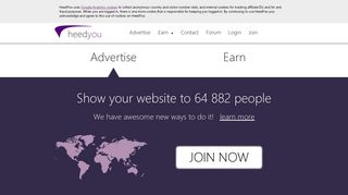 HeedYou - Show your website to 64 180 people