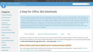 2-Step for Office 365 (Heelmail) | Help & Support | The University of ...