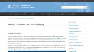 Heelmail - Office365 Email and Calendaring - Information Technology ...