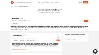 5 Alternatives to Heepsy | Product Hunt