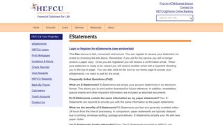 eStatements :: Healthcare Employees Federal Credit Union