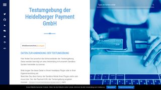 Testumgebung der Heidelberger Payment GmbH - heidelpay ...
