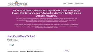 Personal Courses for Intuitive-Sensitive People