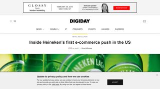 Inside Heineken's first e-commerce push in the US - Digiday