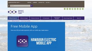 How to Pay Your Bill | Hawaii Electric Light