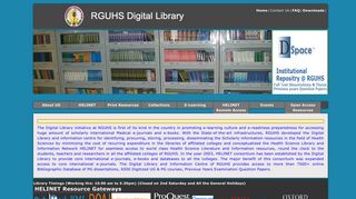 RGUHS University Library
