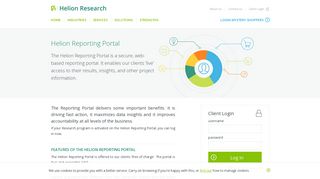 Helion Research - Client Login