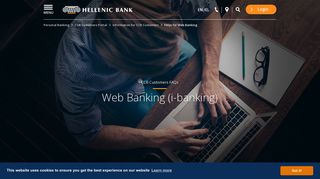 FAQs for Web Banking - Hellenic Bank