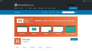 Hello Bar | WordPress.org