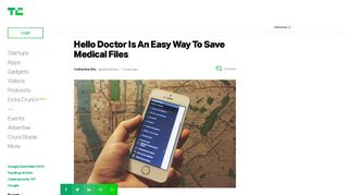 Hello Doctor Is An Easy Way To Save Medical Files | TechCrunch
