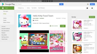 Hello Kitty Food Town - Apps on Google Play