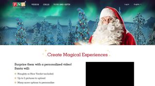 Portable North Pole: Personalized Santa Video Messages and Calls