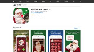 Message from Santa! on the App Store - iTunes - Apple