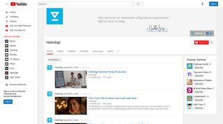 HelloSign - YouTube