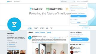 HelloSign (@HelloSign) | Twitter